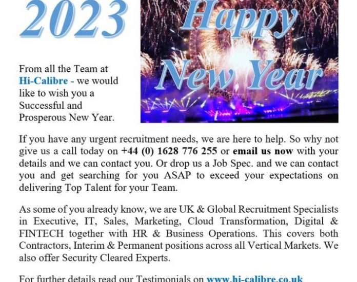 Happy New Year 2023